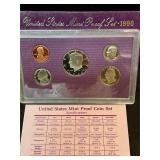 United States Mint proof set ï¿½ 1990