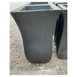Plastic easy care tall planters