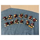 Miniature California raisin collection