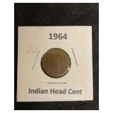 1964 Indian head penny