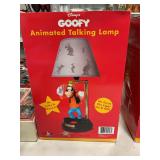 Disneyï¿½s Goofy animated talking lamp in box