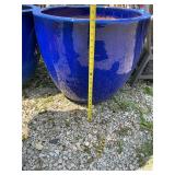 Glazed terra-cotta planter pot heavy & large size