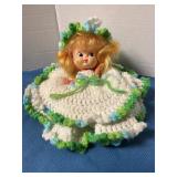 Vintage crocheted doll outfit