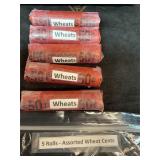 Assorted wheat pennies ï¿½ 5 Rolls