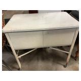 Antique Metal two divider wash tub