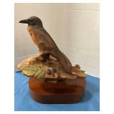 Carved wood, CAIN bird statue