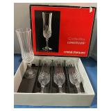 4 Longchamp Crystal Stemware