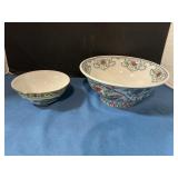 2 oriental style bowls