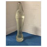 Frosted crystal Madonna statue 14' tall