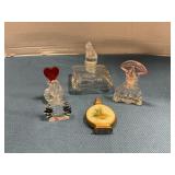 Miniature perfume bottles