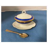 Richard Ginori China Mustard Jar