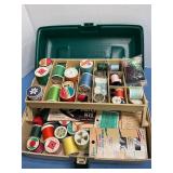 Plano tool box w/ sewing supplies