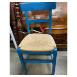Wood Chair with woven seat