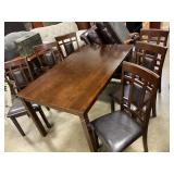 Dining Table W/ 6 Chairs  60' x 38'