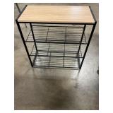 3Teir Metal Shelf 25' Tall 25'x12'