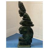 Solid emerald carving 12' tall