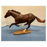 Smarty Jones Plastic  Horse Statue