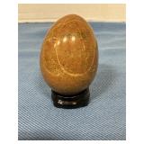 Decorative stone egg