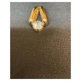 Sterling silver necklace pendant 5.2 G