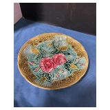 Vintage rose plate