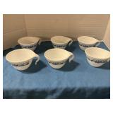 6 Corelle Corning cups