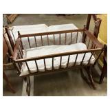 Wooden Baby Cradle