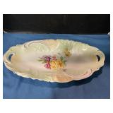 Porcelain serving tray vintage