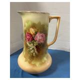 Staffordshire China Pitcher 14' tall