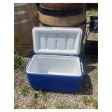 Blue Coleman cooler