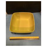 Stoneware green bowl
