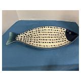 Ceramic fish platter 18" long