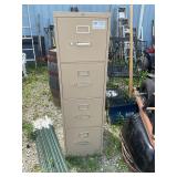 Metal file cabinet