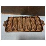 Cast iron cornbread pan