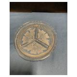 Imperial Glass divider dish