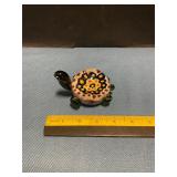 Murano hand blown glass turtle