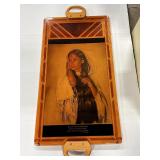 Indian Picture Tray Wall Hanging 27"x 15"