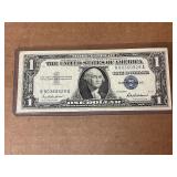 1957 Silver Certificate Blue Seal Dollar