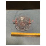 Depression glass candy dish