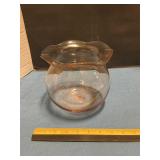 Glass blown vase