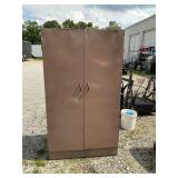Metal storage cabinet