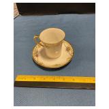 Nippon Porcelain hand-painted cup & saucer