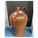 Crock Jug W/ handle 15" T