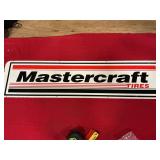 Master craft Tires Metal Advertisement Sign