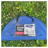 UK fold-up table in bag