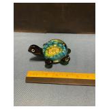 Murano hand blown glass turtle