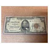 1929 $50 National Bank Note from Cleveland,OH