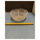 Crystal serving bowl