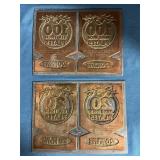 Vintage printing plates