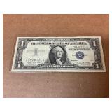 1957A Silver Certificate Blue Seal Dollar