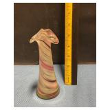 Hand-blown glass vase